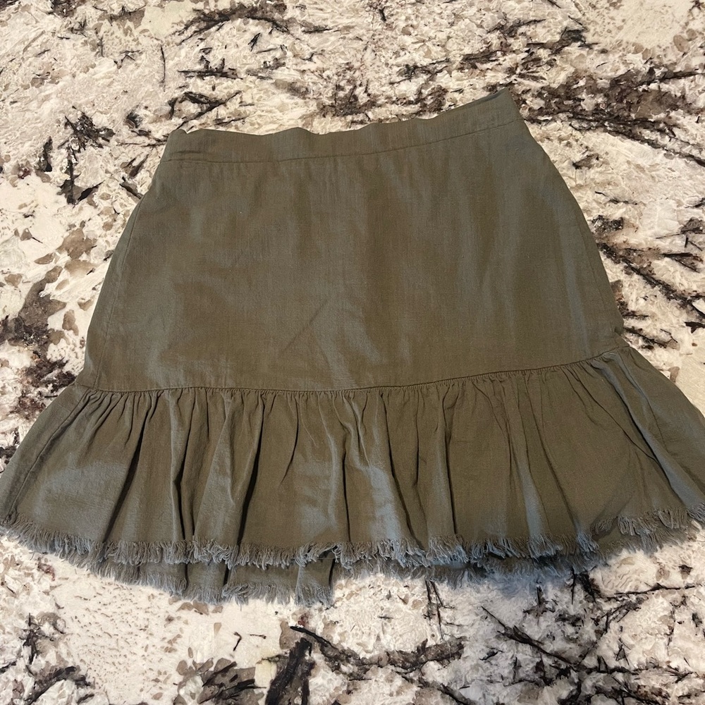Green skirt
